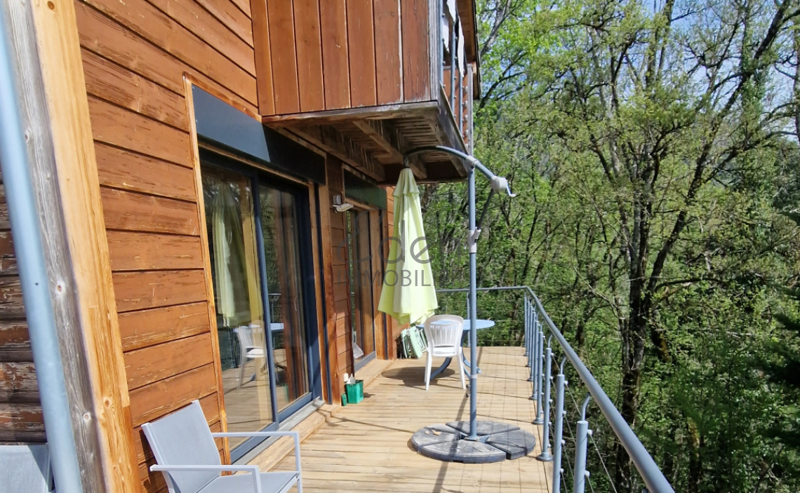 Maison d'architecte à ossature bois   Environnement naturel 