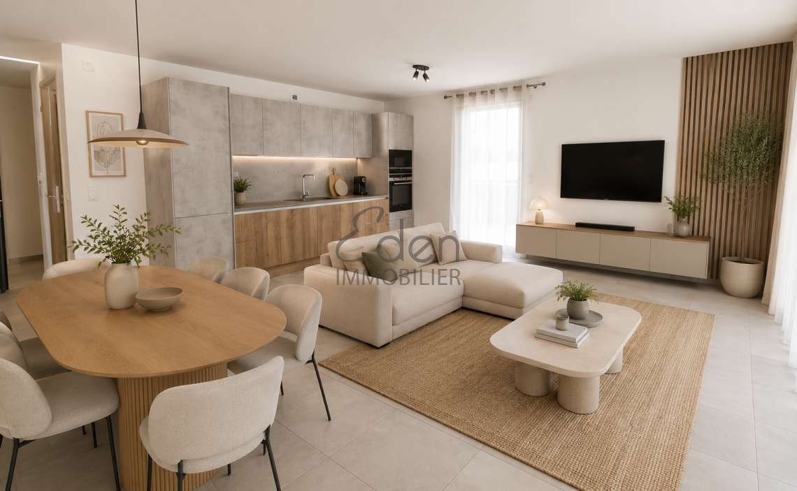 FERNEY GARDEN PARK - T4 EN REZ DE JARDIN 